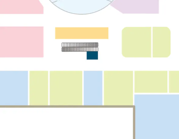 【イオンモール茨木*】3F 中央エスカレーター横(北側)※専門店側