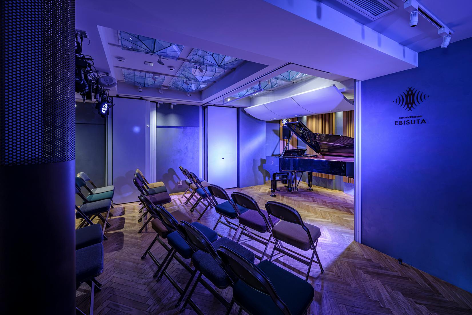 【恵比寿駅8分】展示会やセミナー、音出しイベントに適した本格的な音響や防音空間が特徴的なレンタルスペース