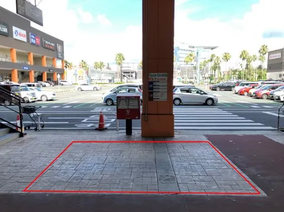 【フレスポジャングルパーク】食品販売での利用が可能な商業施設1Fの半屋外イベントスペース