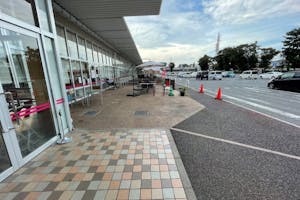 【イオンタウン東習志野】プロモーションに最適なメイン出入口付近にある屋外スペース