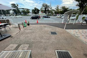 【イオンタウン東習志野】プロモーションに最適なメイン出入口付近にある屋外スペース