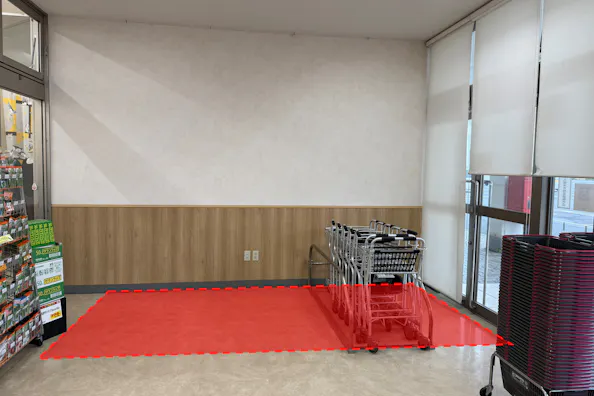 【ゆめマート 大刀洗】風除室 販促プロモーションや物販のポップアップストアにおすすめな催事イベントスペース