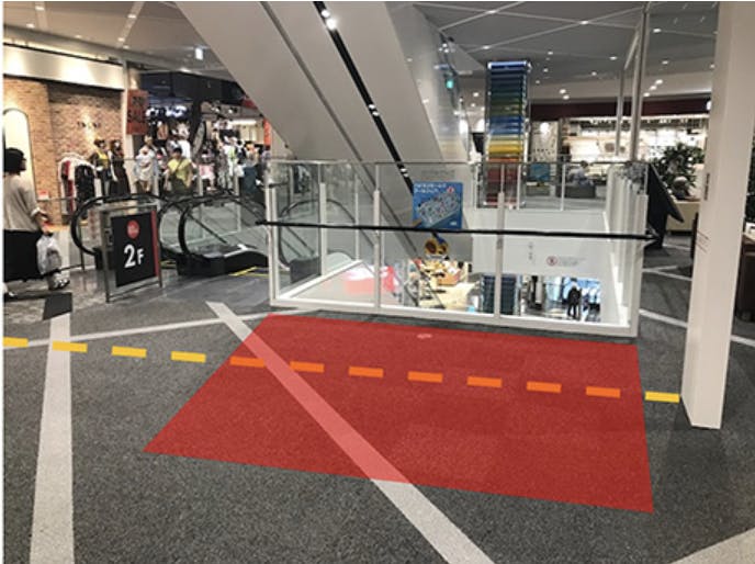 【イオンモール松本】晴庭2F 無印良品前北側の画像