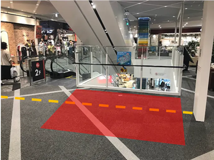 【イオンモール松本】晴庭2F 無印良品前北側の画像