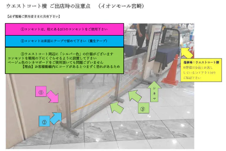 【イオンモール宮崎】ウエストコート横の画像2