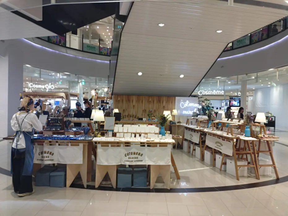 【イオンモール旭川駅前】④エスカレーター下