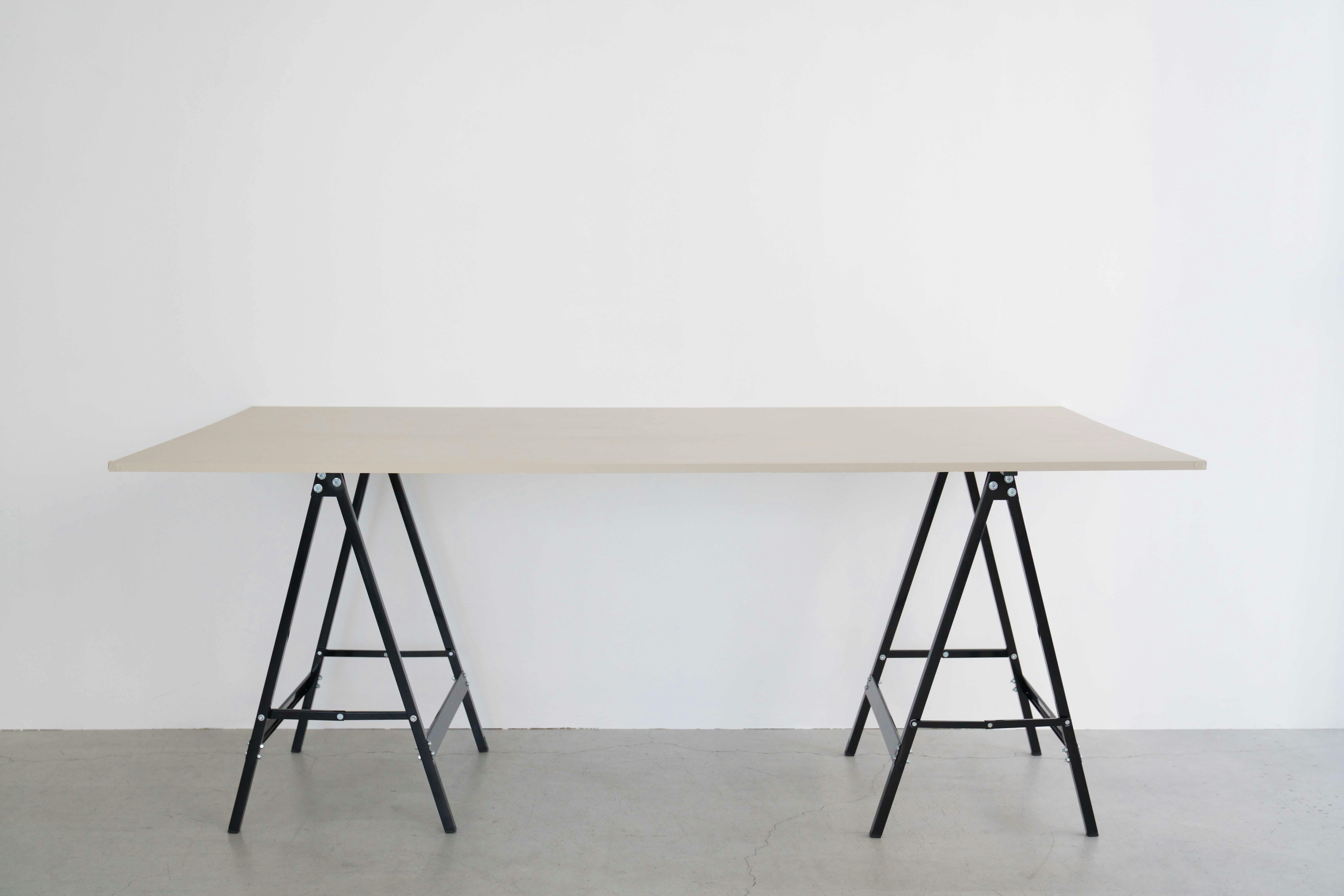 ベージュ天板【裏面：180cm×90cm】