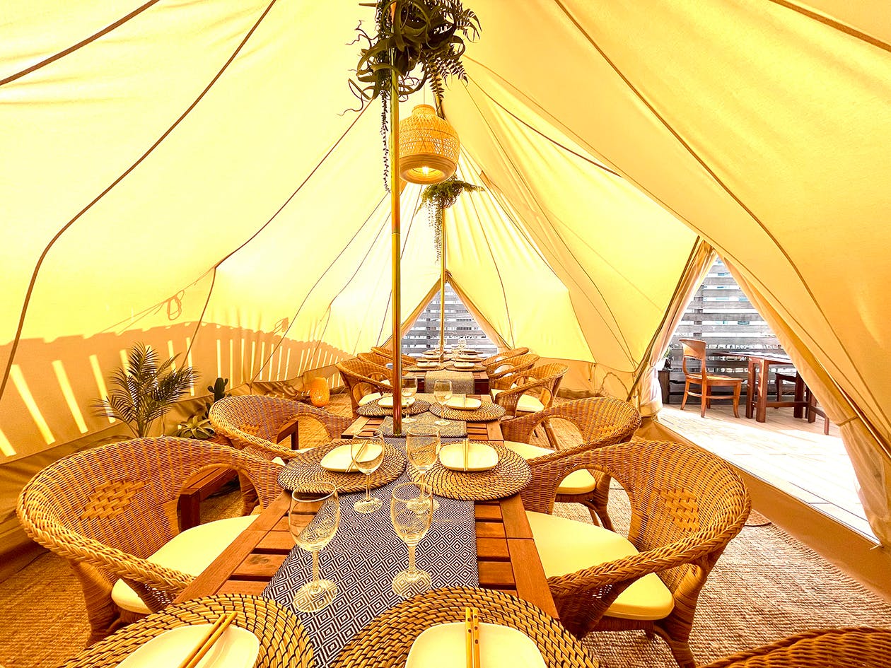 【恵比寿駅7分】屋外型イベントやワークショップに適した恵比寿の中心に位置するレンタルグランピングスペース