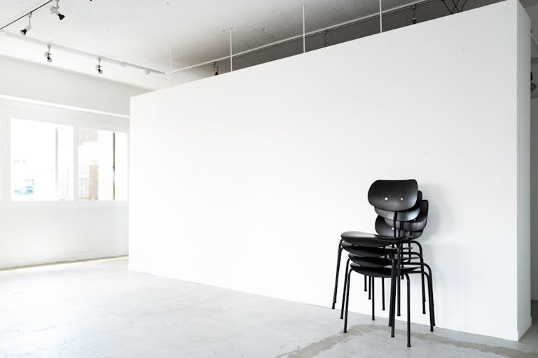 白を基調としたスペースです。