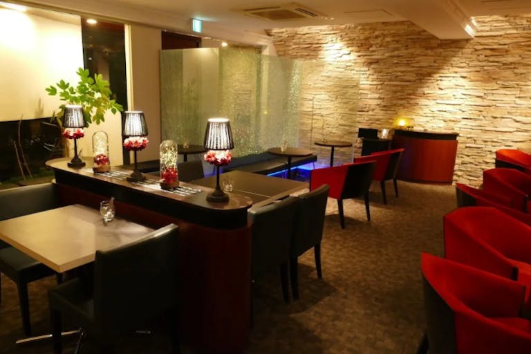 お洒落な内装が特徴的なスペースです。