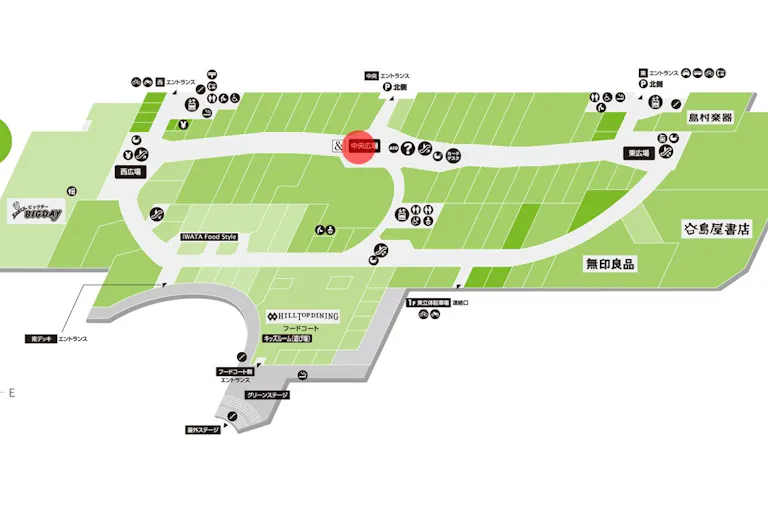 【ららぽーと磐田】1階 中央広場の画像3