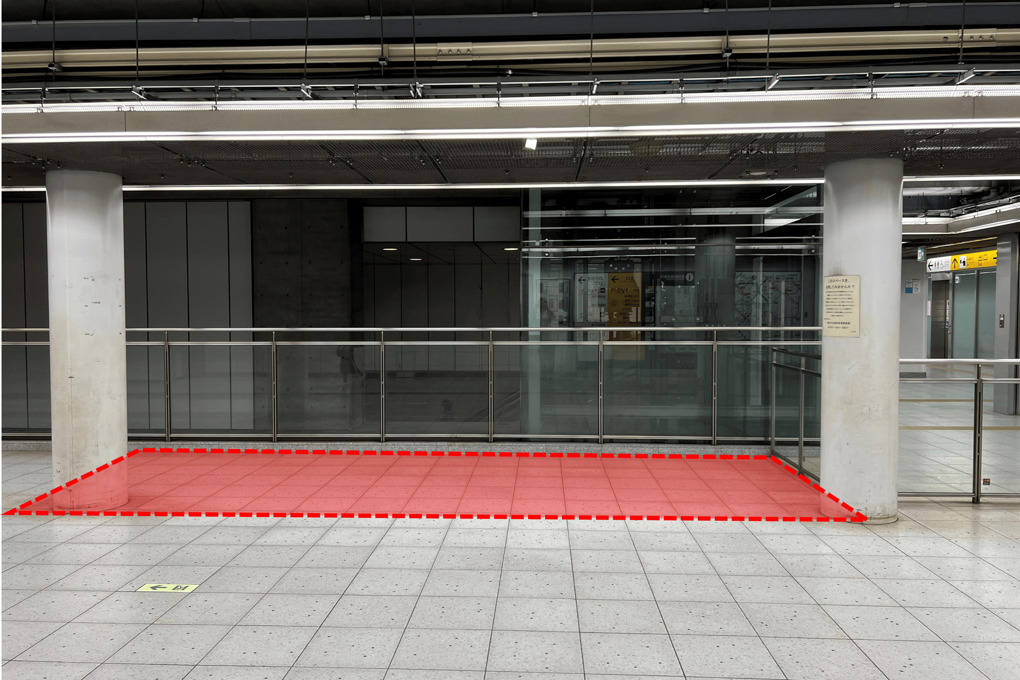 【横浜市営地下鉄グリーンライン高田駅】各種プロモーションや物販、食物販のポップアップストアに最適な改札外すぐ横のイベントスペース