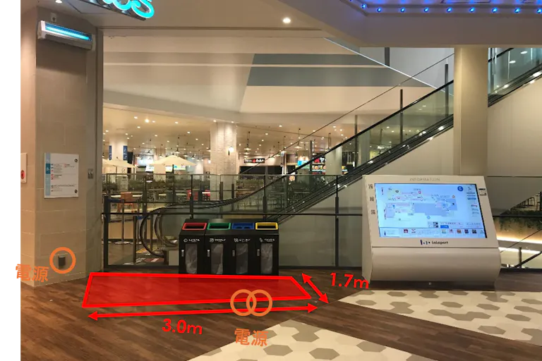 【ららぽーとTOKYO-BAY】北館3F グルメテーブルズ (フードコート入口)の画像1