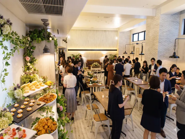 【恵比寿駅3分】展示会やクローズドなイベントに適した洗練されたゴージャスな空間