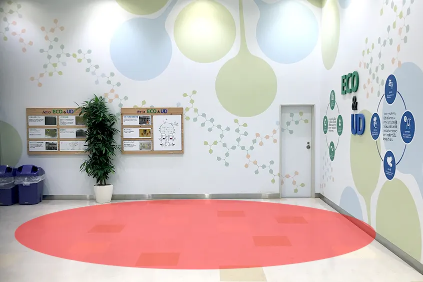 【アリオ上尾】プロモーションやポップアップストアに適したショッピングモール2階にあるエレベータ横のレンタルスペース