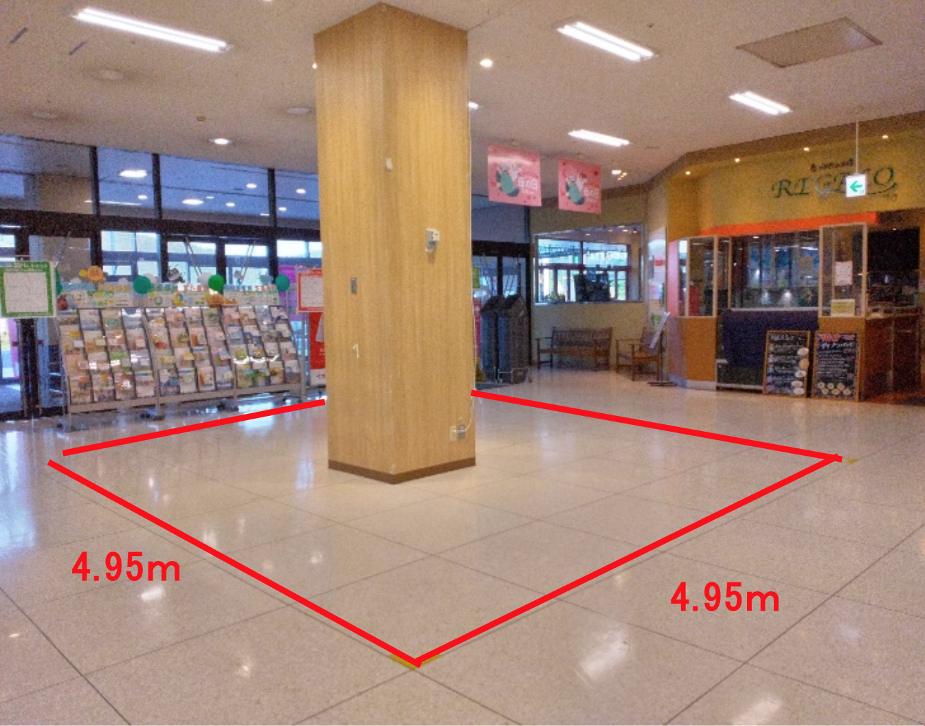 【イオン福島店】1階南正面入口 販促プロモーションに最適なスーパー店内催事イベントスペース