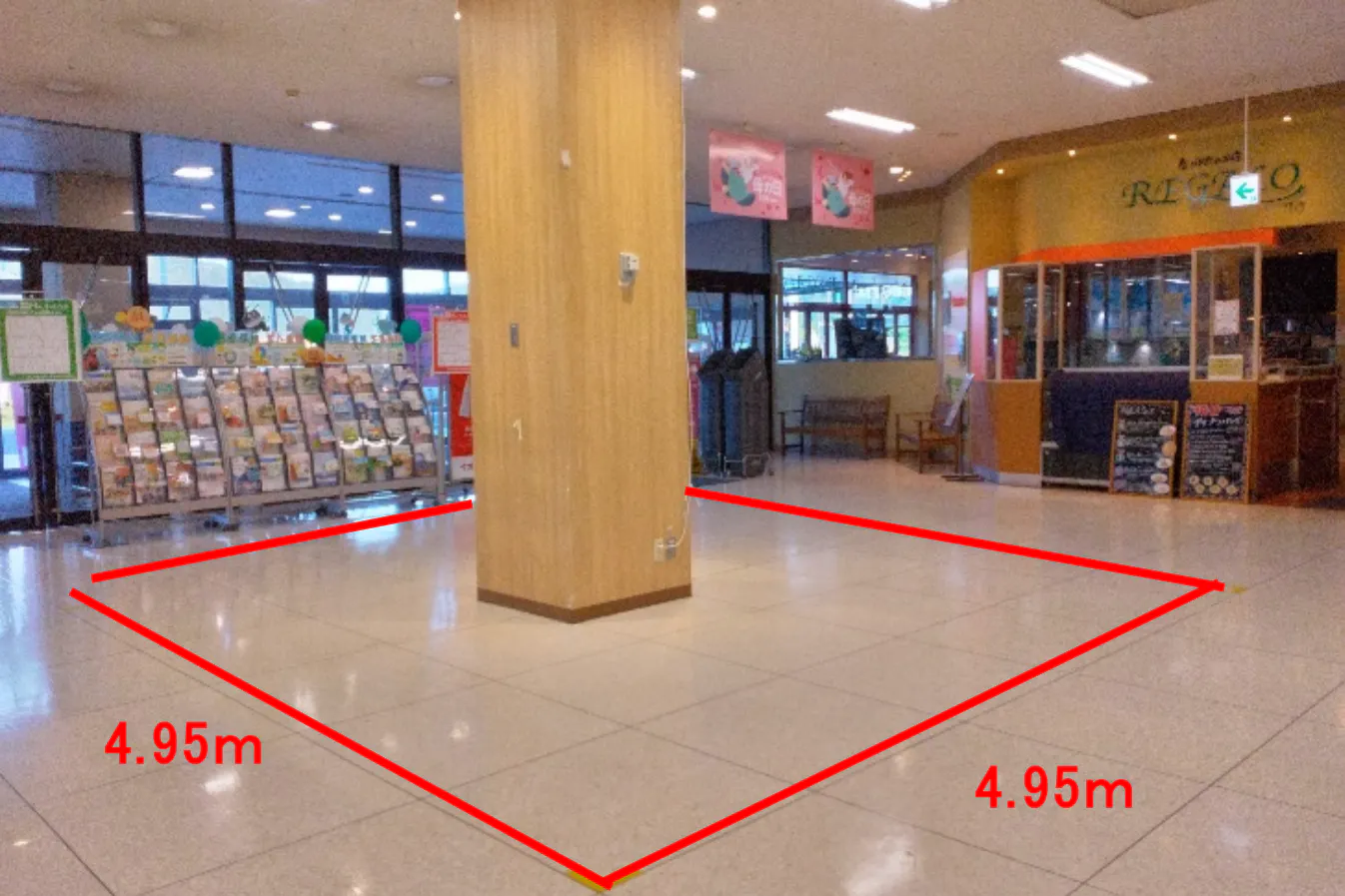 【イオン福島店】1階南正面入口 販促プロモーションに最適なスーパー店内催事イベントスペース