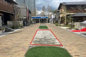 【びわ湖大津プリンスホテル住宅博】キッチンカーや小規模ポップアップやプロモーションイベント等最適な住宅展示場内の屋外イベントスペース②