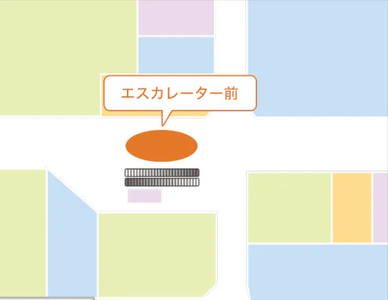 【イオンモール四日市北*】1Fエスカレーター前