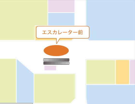 【イオンモール四日市北*】1Fエスカレーター前