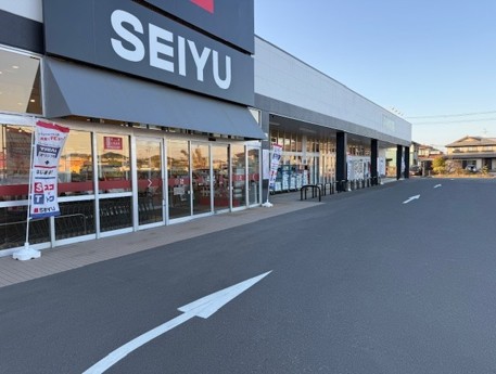 【西友　吉岡店】屋外駐車場　キッチンカー、食物販のポップアップストアに最適なスーパー屋外駐車場の催事イベントスペース