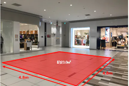 【ららぽーと海老名】2-➁ 北側エスカレーター 前Ⓐ