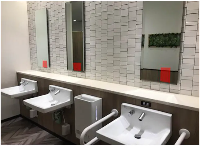 【イオンモール松本】モール内広告 化粧室