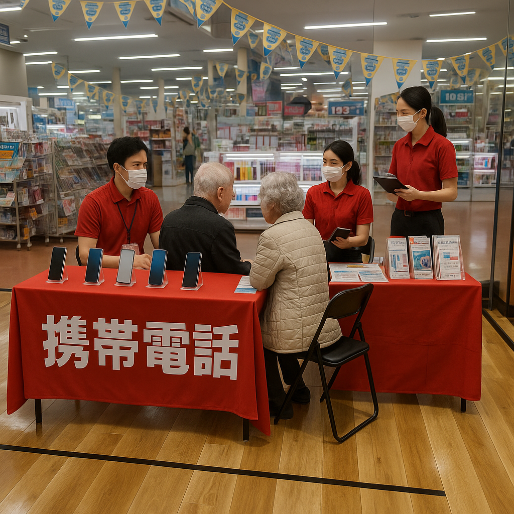 【メガセンタートライアル八千代店】食物販やPR活動に最適な「④ 店内1F・階段前」スペース（※買取催事不可）