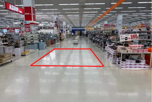 【イオンタウン天理】セールスプロモーションやポップアップストアに適した視認性の高いイベントスペース(アスビー横)