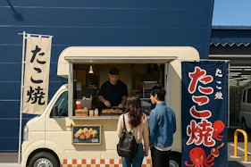 【メガセンタートライアル荒尾店】キッチンカー・食物販の出店が可能な 「Ⓓキッチンカースペース」※店舗正面右手