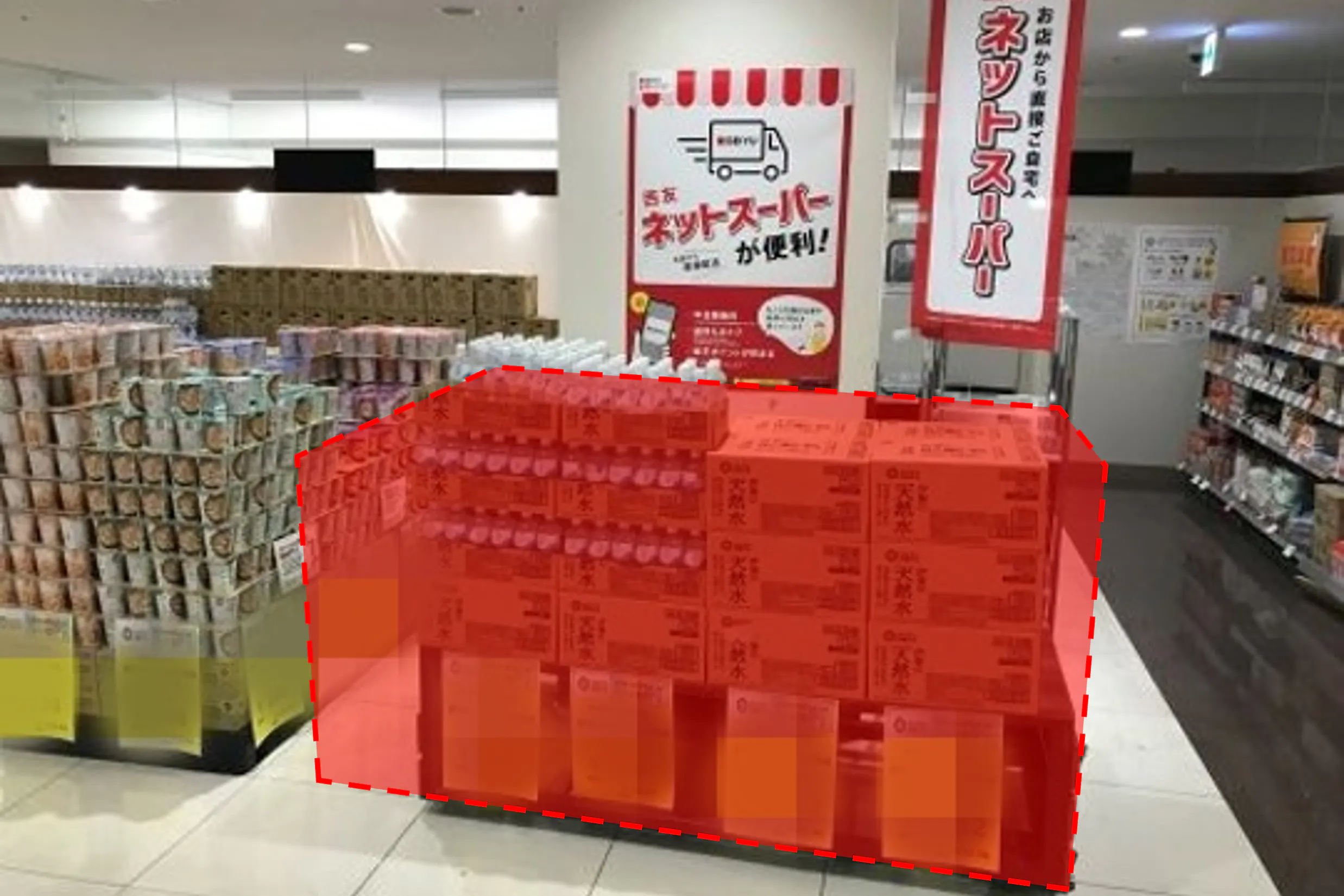 【西友 新長田店】催事場③ ポップアップストア(物販)やプロモーション用途に最適なスーパー店内催事イベントスペース