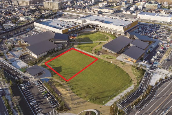 【BRANCH大津京】PR利用に適した屋外芝生広場のイベントスペースB