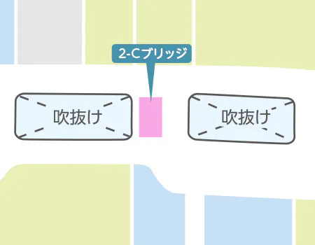 【イオンモール土浦*】2F-Cブリッジ(リジェイ前)