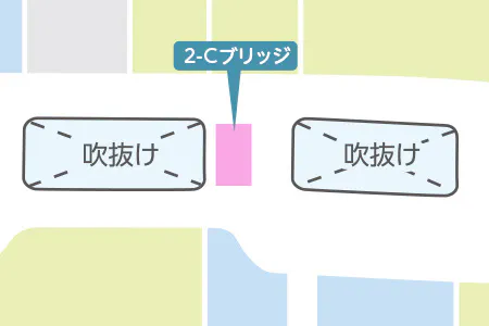 【イオンモール土浦*】2F-Cブリッジ(リジェイ前)