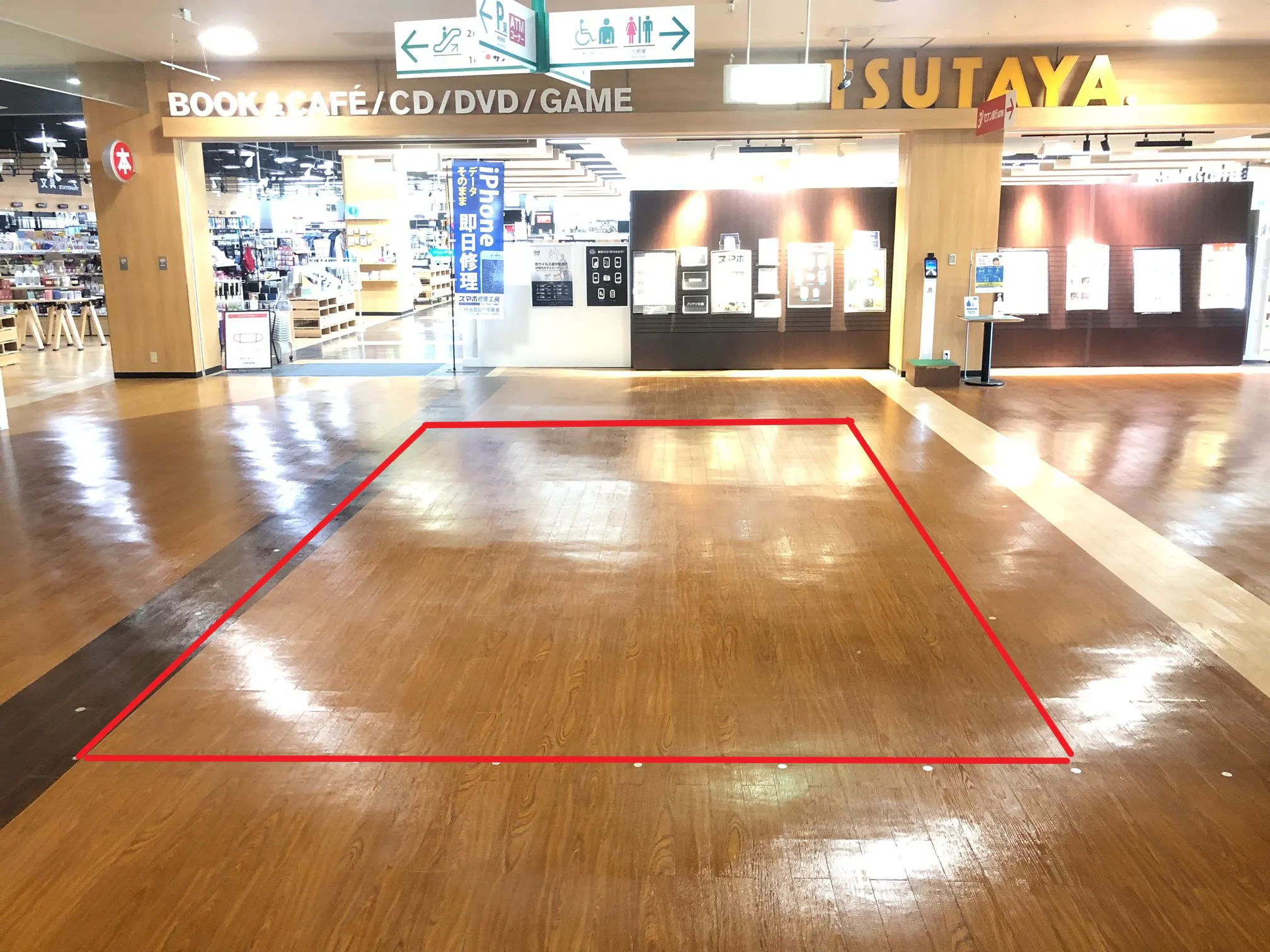 【フレスポ鳥栖】プロモーションや物販用途での利用が可能な商業施設の北側入り口付近のスペース