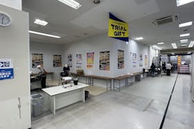 【メガセンタートライアル善通寺店】物販に適したレジアウトスペース