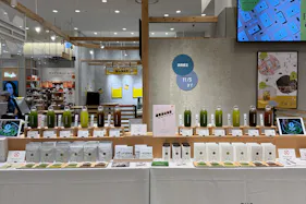 【なんばマルイ】B1階 カレンダリウムF02【食物販】駅直結の出入口があり入店の多いフロア、食のポップアップに最適