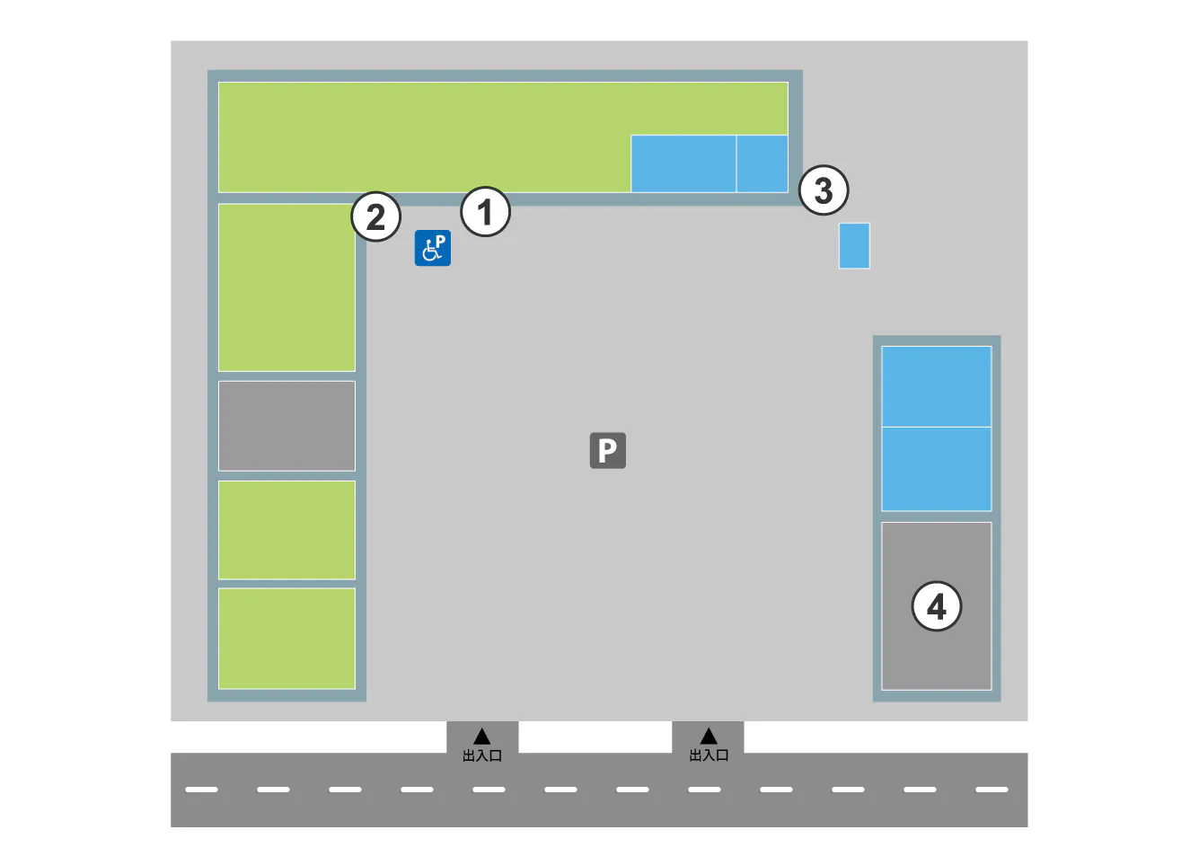 【フレスポ花見が丘】プロモーション用途に利用可能な倉庫横スペース