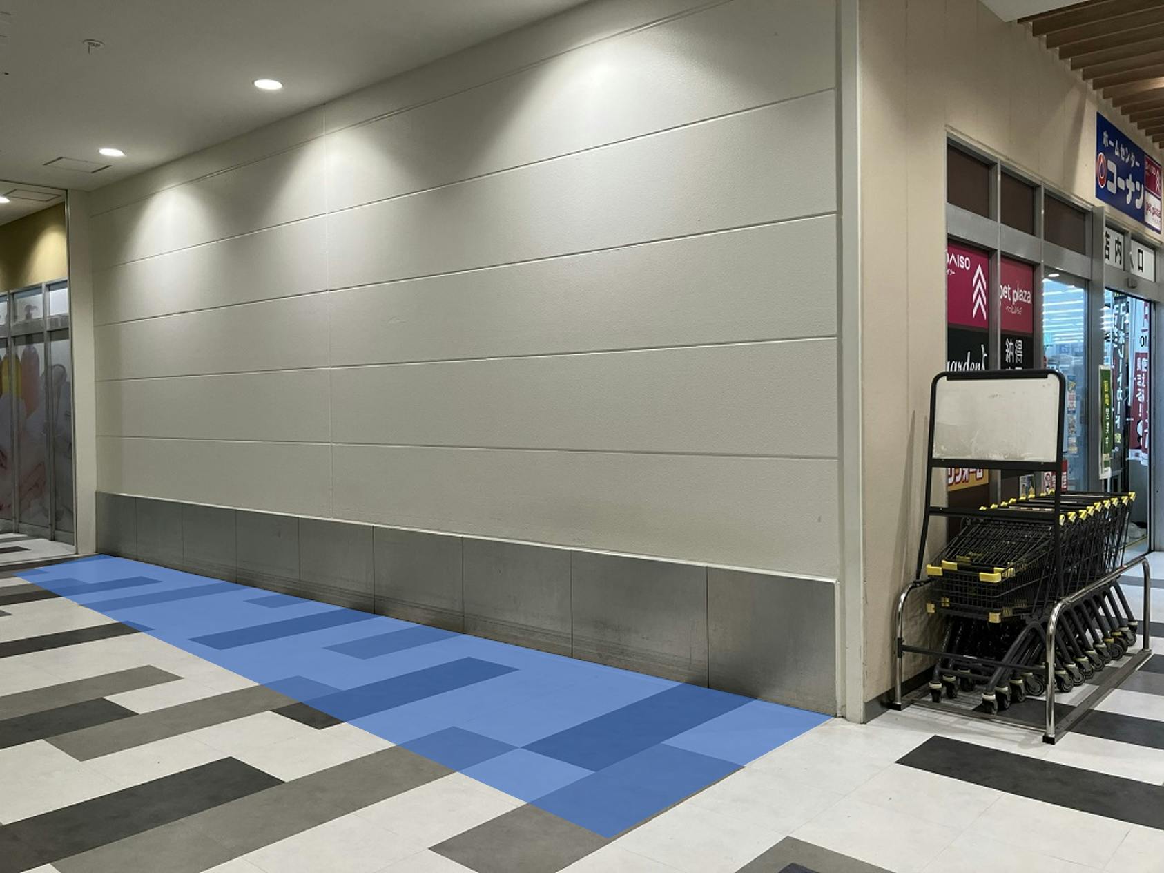 【マーケットスクエア中山寺】「1Fエレベーター前」入口導線に近く視認性抜群！プロモーション・ポップアップに最適なイベントスペースの画像