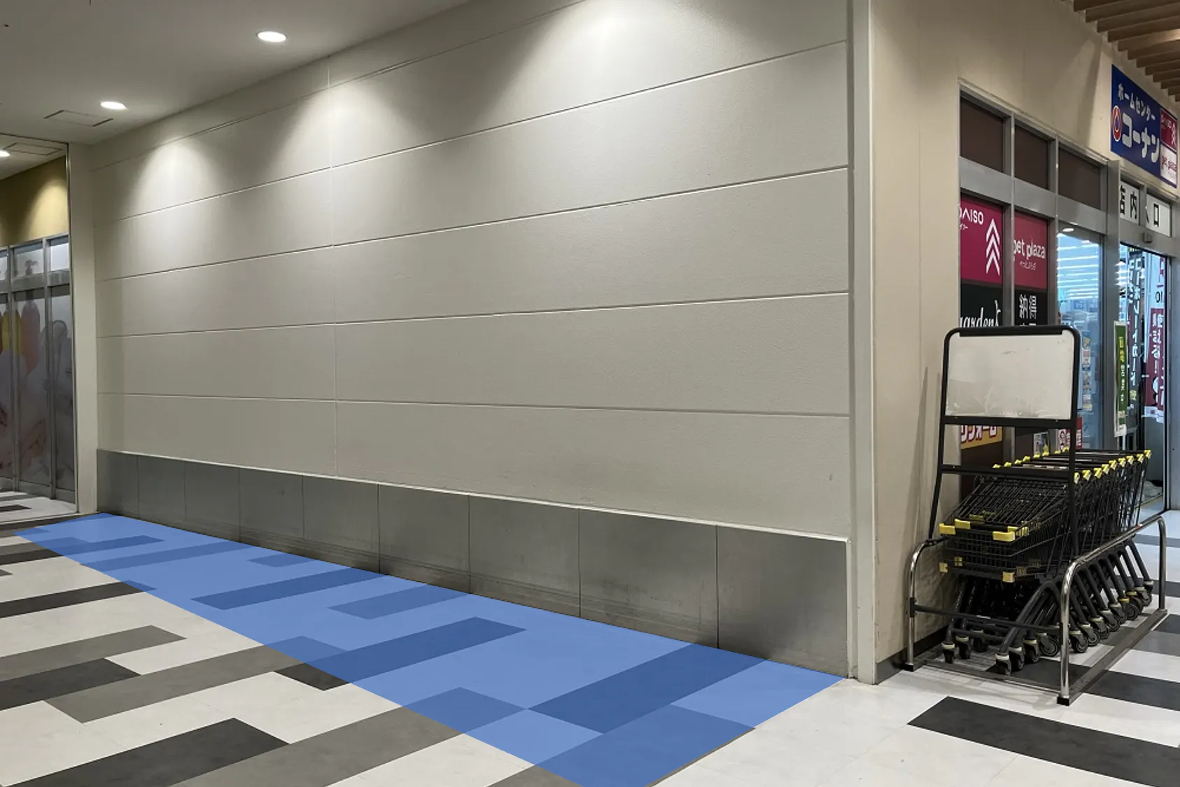 【マーケットスクエア中山寺】「1Fエレベーター前」入口導線に近く視認性抜群!プロモーション・ポップアップに最適なイベントスペース