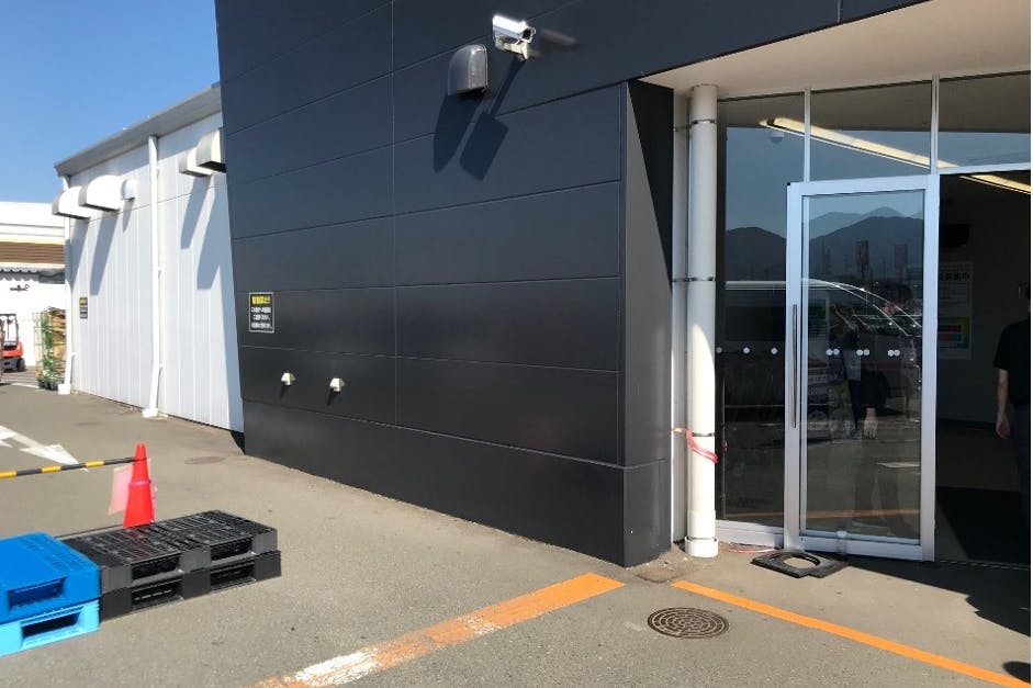 【メガセンタートライアル盛岡西バイパス店】食物販の出店や 販促プロモーションが可能な『【正面左側】Ⓐ 屋外 催事/マルシェスペース』