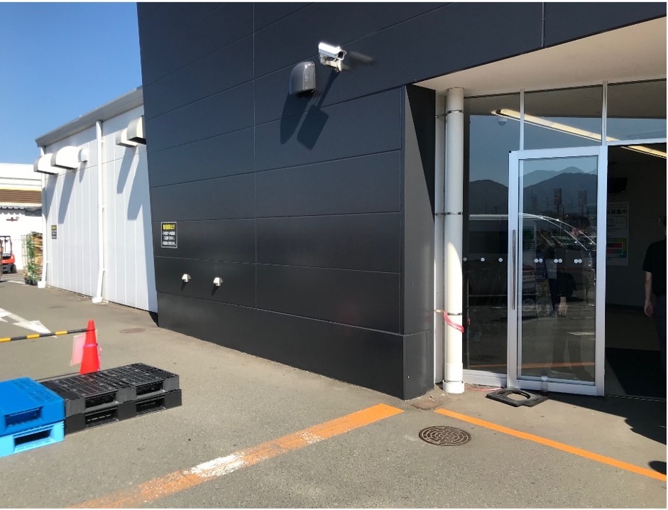 【メガセンタートライアル盛岡西バイパス店】食物販の出店や 販促プロモーションが可能な『【正面左側】Ⓐ 屋外 催事/マルシェスペース』