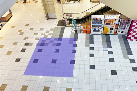 【イオンモール扶桑】プロモーションイベントに最適な1Fウエストコートの催事イベントスペース(全面)