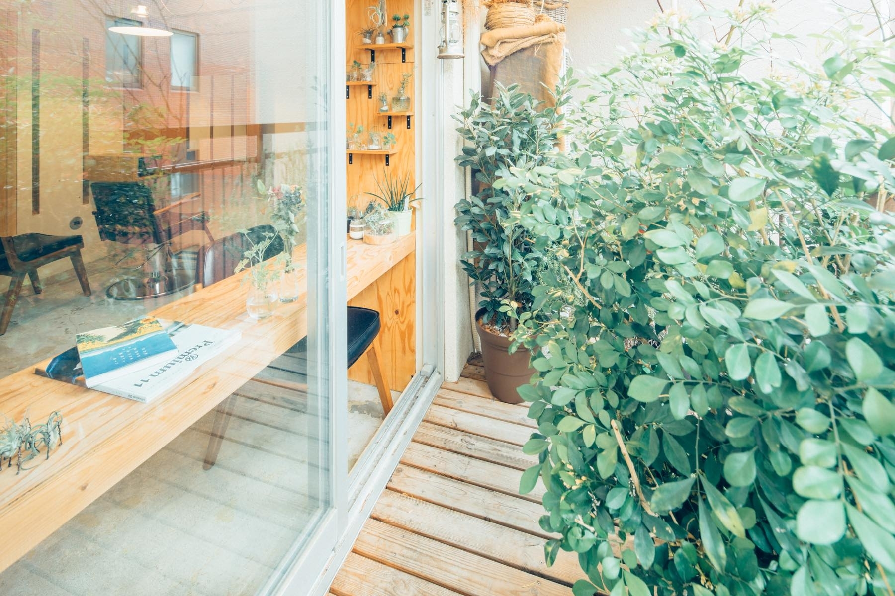 【表参道駅2分】有名建築家によって創られたウッド調の緑いっぱいの美容室ギャラリーの画像10