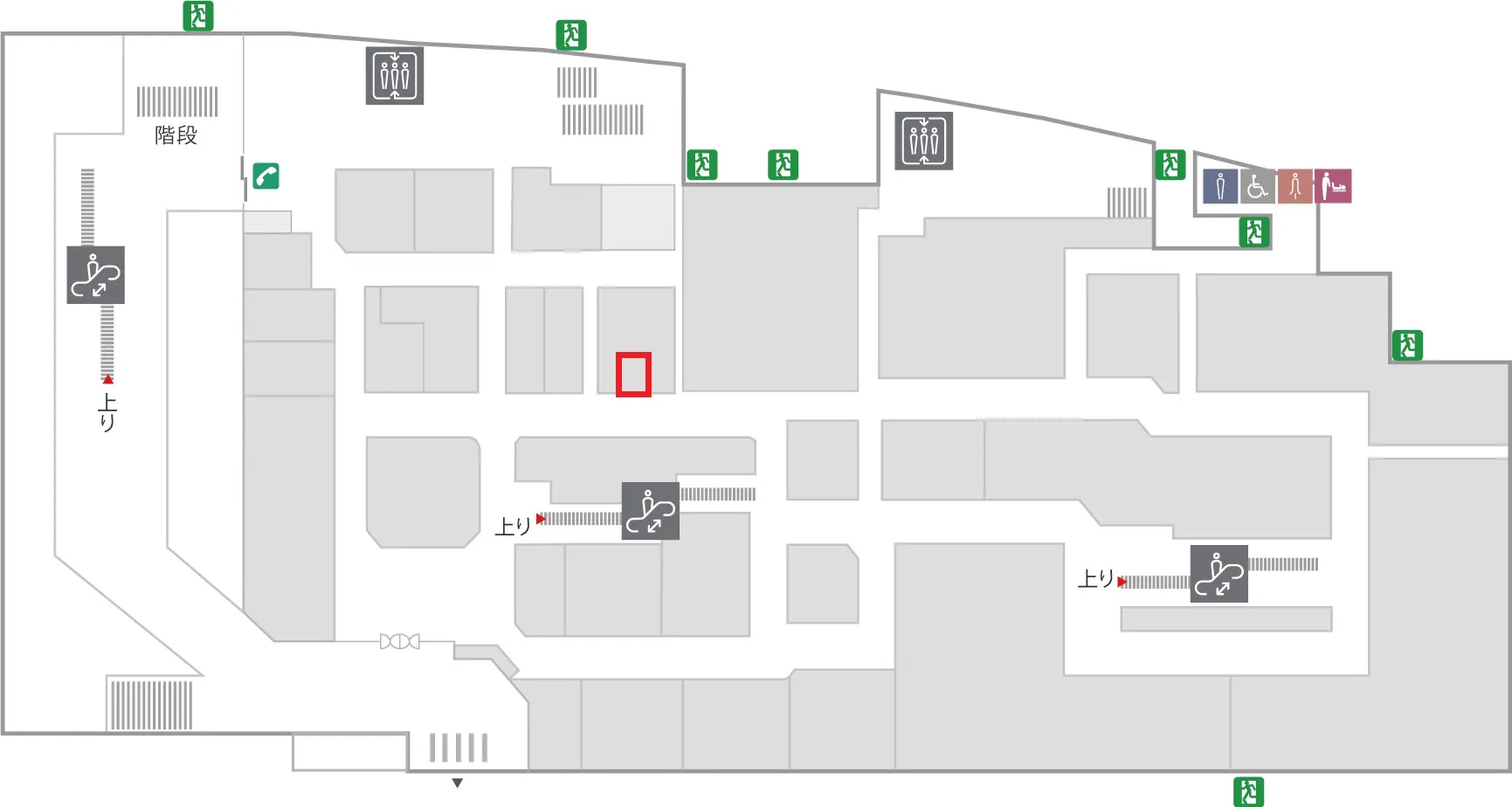 【北千住マルイ】B1階 カレンダリウムF02【食物販・調理行為可能】生鮮フロア内、終日賑わう食ポップアップ向けスペース