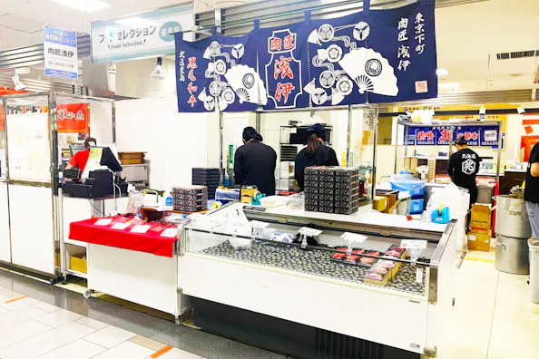 【北千住マルイ】B1階 カレンダリウムF02【食物販・調理行為可能】生鮮フロア内、終日賑わう食ポップアップ向けスペース