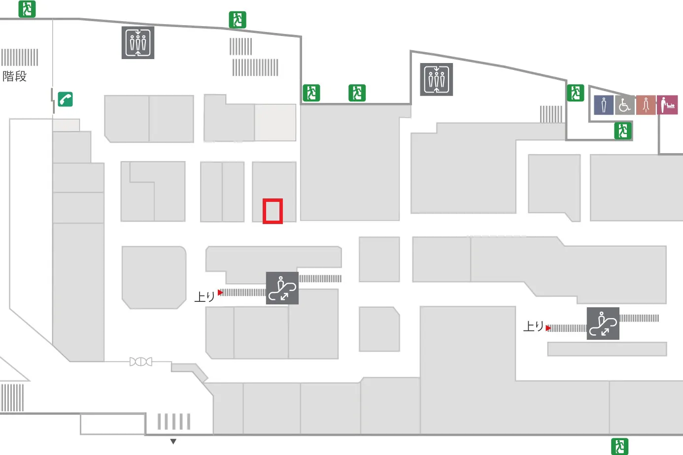 【北千住マルイ】B1階 カレンダリウムF02【食物販・調理行為可能】生鮮フロア内、終日賑わう食ポップアップ向けスペース