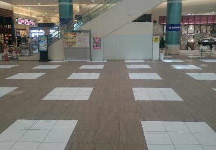 【イオンモール姫路大津】各種プロモーションや物販に最適な1Fオアシスコートのイベントスペース