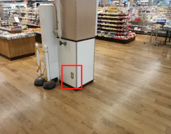 【イオンスタイル矢巾】イートインスペース前 販促プロモーションや物販に最適なスーパー店内催事イベントスペース