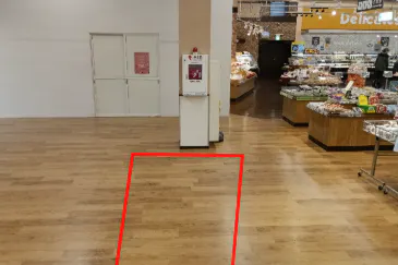 【イオンスタイル矢巾】イートインスペース前 販促プロモーションや物販に最適なスーパー店内催事イベントスペース